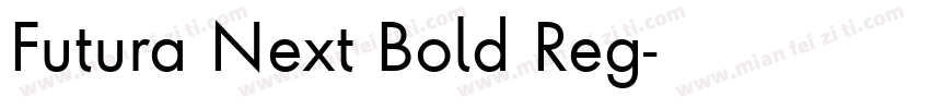 Futura Next Bold Reg字体转换